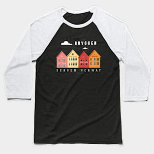 Norway Bergen Bryggen Xo4U Baseball T-Shirt